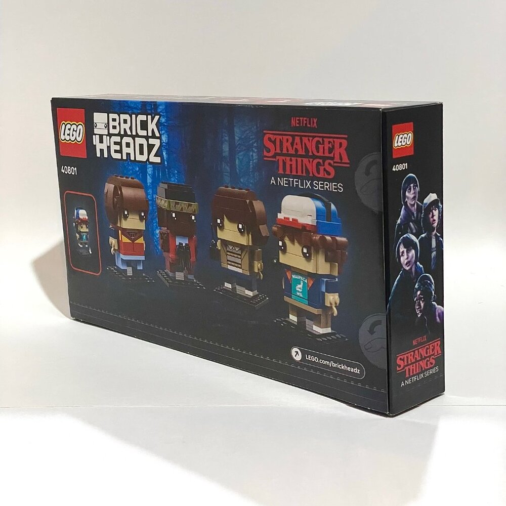 LEGO 40801 Stranger Things Mike, Dustin, Lucas & Will BrickHeadz NEW NIB in Hand - Picture 7 of 13
